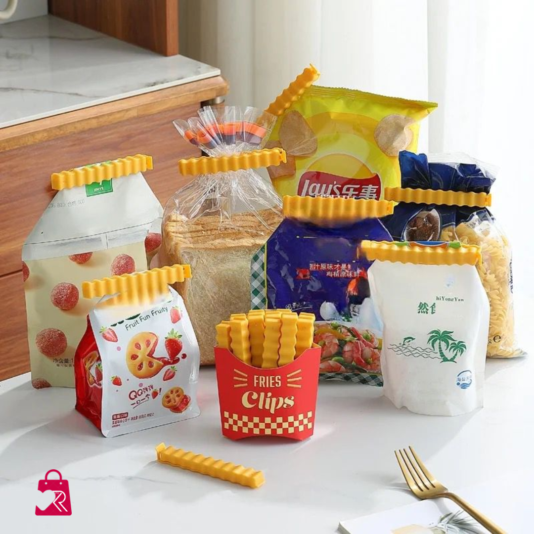 CLIPS EN FORMA DE PAPAS FRITAS